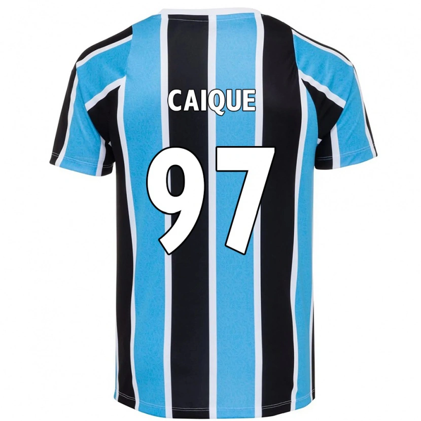 Danxen Mujer Camiseta Caíque #97 Blanco Azul 1ª Equipación 2025/26 La Camisa México