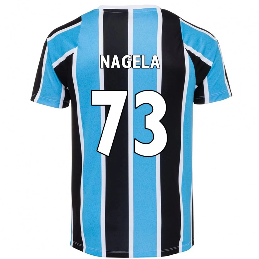 Danxen Mujer Camiseta Nágela #73 Blanco Azul 1ª Equipación 2025/26 La Camisa México