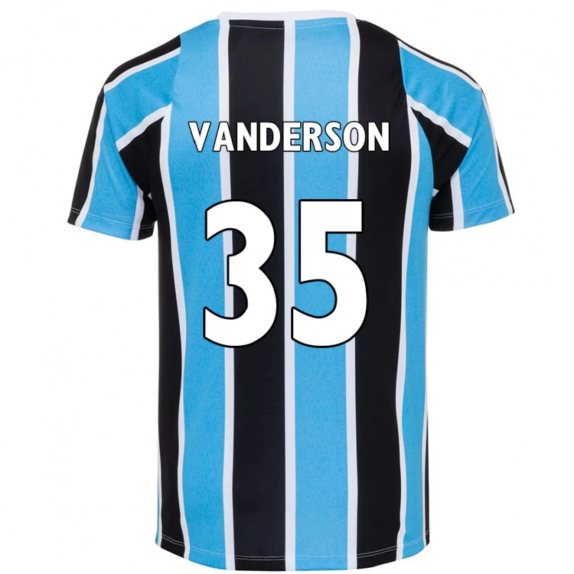 Danxen Mujer Camiseta Vanderson #35 Azul Negro Blanco 1ª Equipación 2025/26 La Camisa México