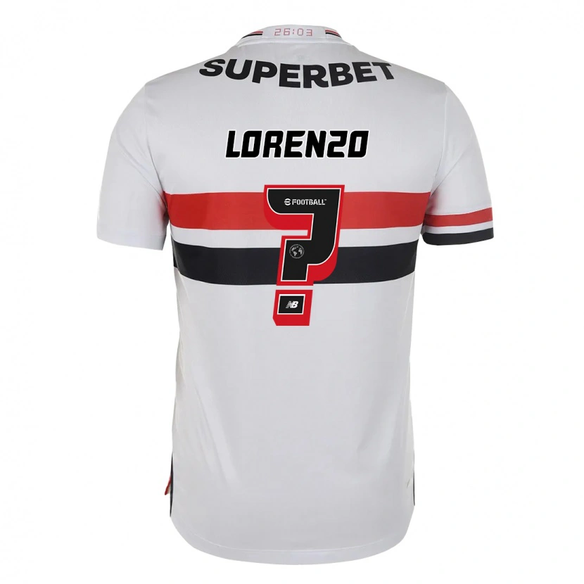 Danxen Mujer Camiseta Lorenzo #0 Negro Rojo 1ª Equipación 2025/26 La Camisa México