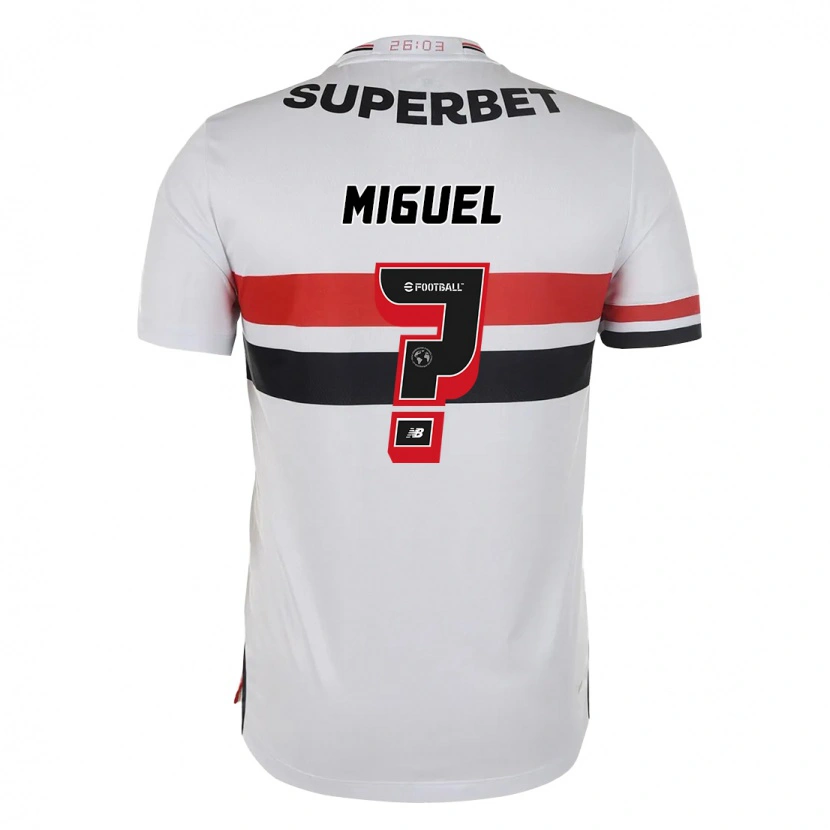 Danxen Mujer Camiseta Miguel #0 Negro Rojo 1ª Equipación 2025/26 La Camisa México