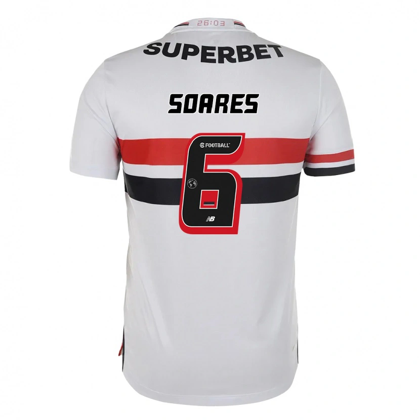 Danxen Mujer Camiseta Jéssica Soares #6 Negro Rojo 1ª Equipación 2025/26 La Camisa México
