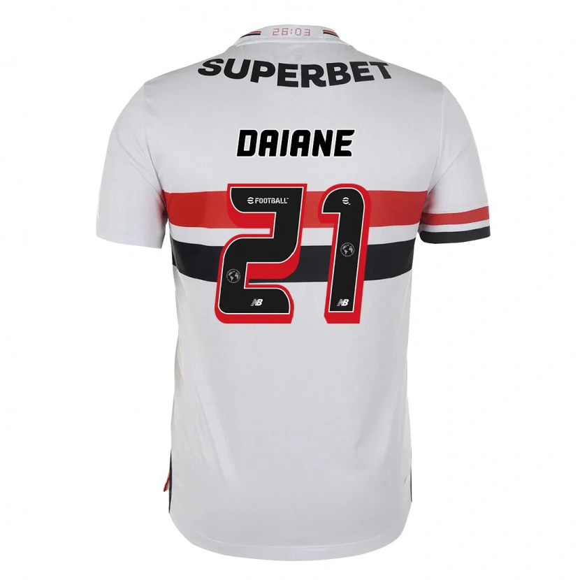 Danxen Mujer Camiseta Daiane #21 Negro Rojo 1ª Equipación 2025/26 La Camisa México