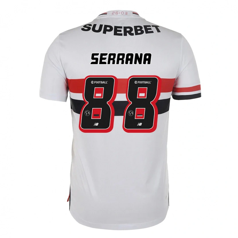 Danxen Mujer Camiseta Serrana #88 Negro Rojo 1ª Equipación 2025/26 La Camisa México