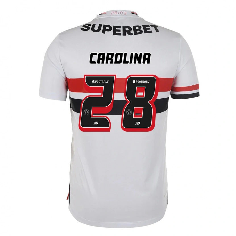 Danxen Mujer Camiseta Ana Carolina #28 Rojo Negro Blanco 1ª Equipación 2025/26 La Camisa México