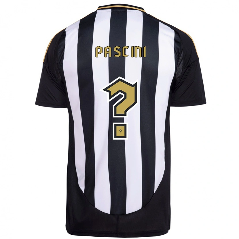 Danxen Mujer Camiseta Kauã Pascini #0 Blanco Negro 1ª Equipación 2025/26 La Camisa México