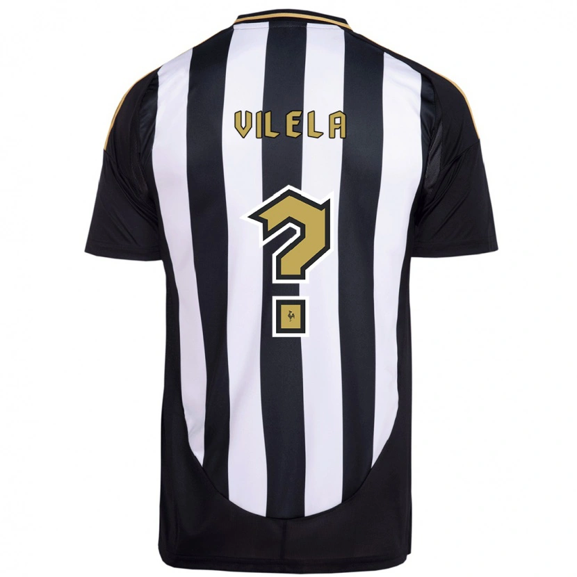 Danxen Mujer Camiseta João Vilela #0 Blanco Negro 1ª Equipación 2025/26 La Camisa México
