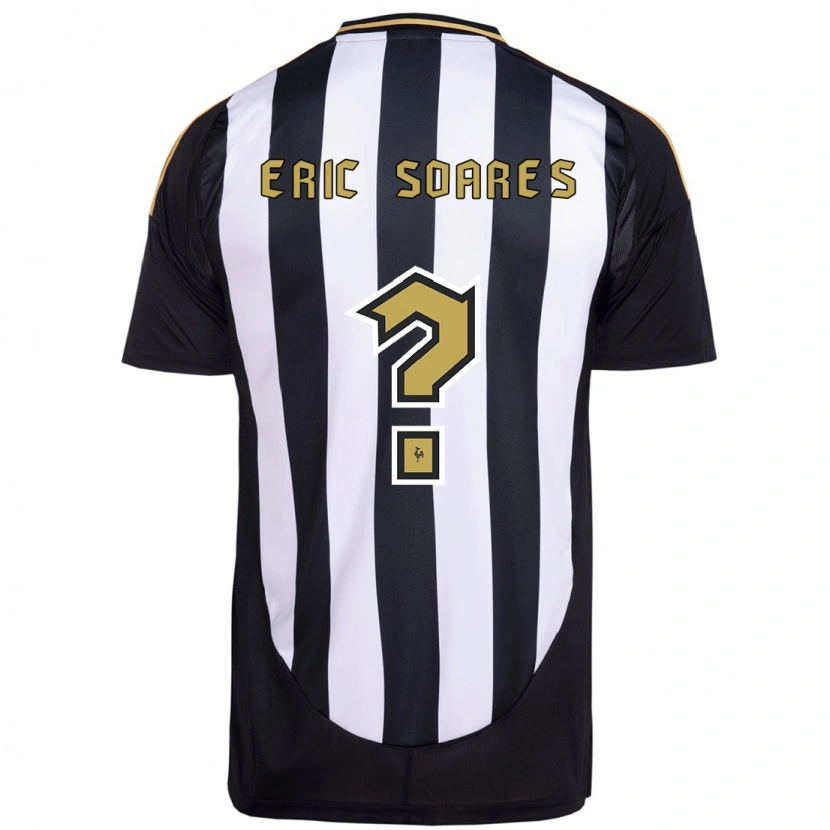 Danxen Mujer Camiseta Eric Soares #0 Blanco Negro 1ª Equipación 2025/26 La Camisa México