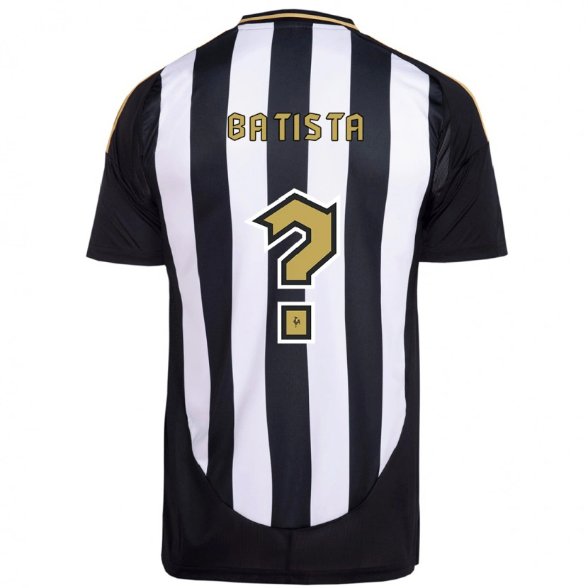 Danxen Mujer Camiseta Duda Batista #0 Blanco Negro 1ª Equipación 2025/26 La Camisa México