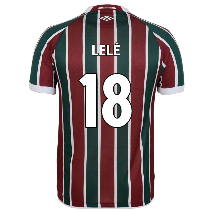Danxen Mujer Camiseta Lelê #18 Blanco Verde Granate 1ª Equipación 2025/26 La Camisa México