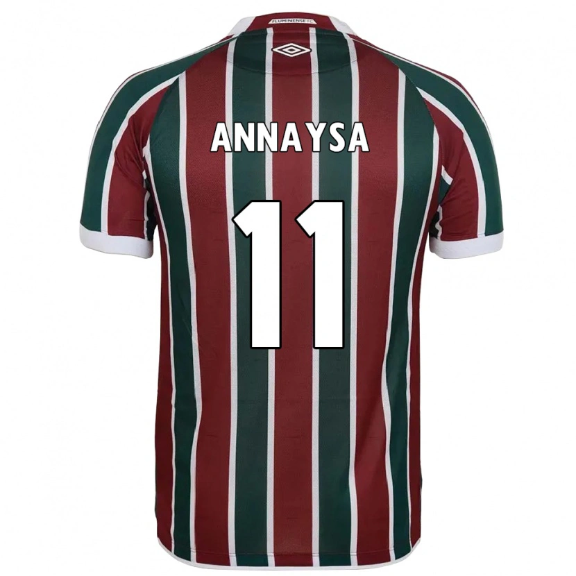 Danxen Mujer Camiseta Annaysa #11 Verde Granate Blanco 1ª Equipación 2025/26 La Camisa México