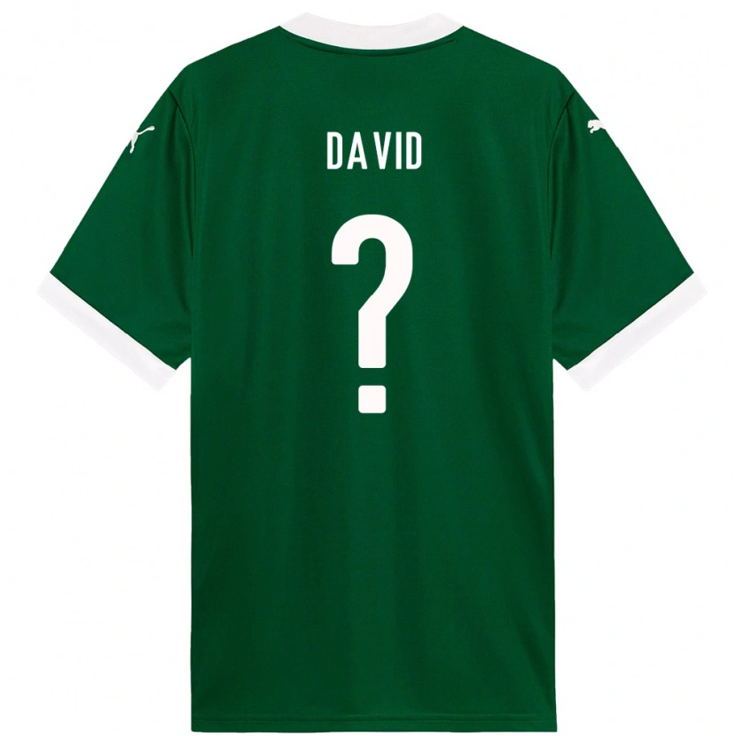 Danxen Mujer Camiseta David #0 Blanco Verde 1ª Equipación 2025/26 La Camisa México