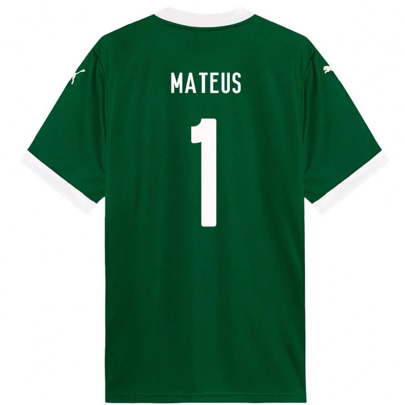 Danxen Mujer Camiseta Mateus #1 Blanco Verde 1ª Equipación 2025/26 La Camisa México