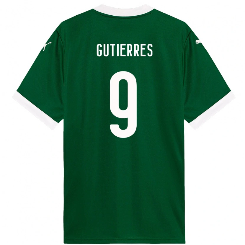 Danxen Mujer Camiseta Amanda Gutierres #9 Blanco Verde 1ª Equipación 2025/26 La Camisa México