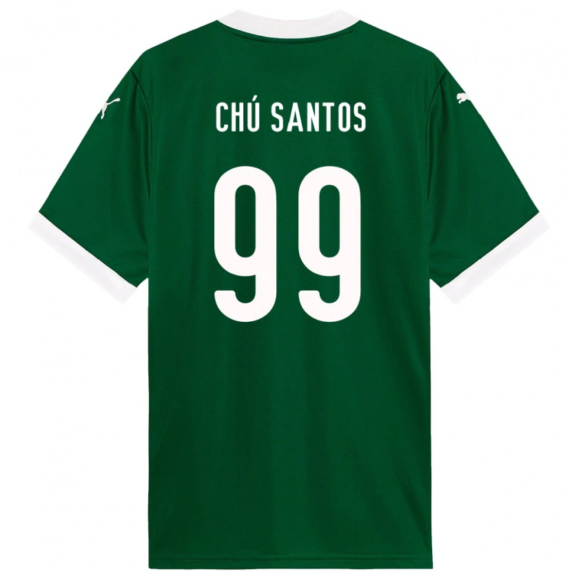 Danxen Mujer Camiseta Chú Santos #99 Blanco Verde 1ª Equipación 2025/26 La Camisa México