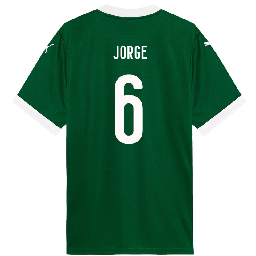 Danxen Mujer Camiseta Jorge #6 Blanco Verde 1ª Equipación 2025/26 La Camisa México