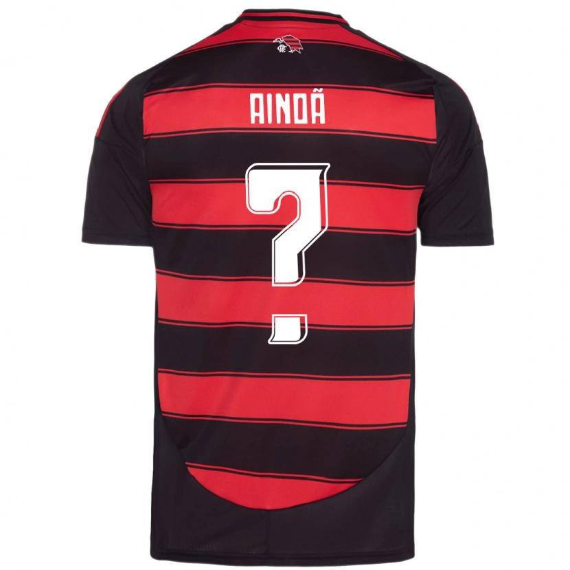 Danxen Mujer Camiseta Ainoã #0 Rojo Negro 1ª Equipación 2025/26 La Camisa México