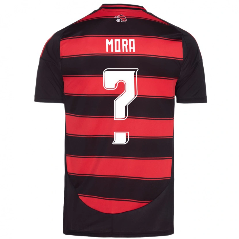 Danxen Mujer Camiseta Jorge Mora #0 Blanco Rojo 1ª Equipación 2025/26 La Camisa México