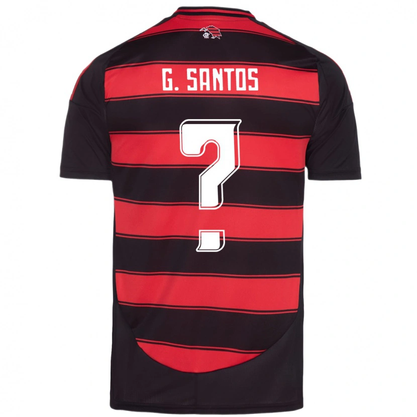 Danxen Mujer Camiseta Guilherme Santos #0 Blanco Rojo 1ª Equipación 2025/26 La Camisa México