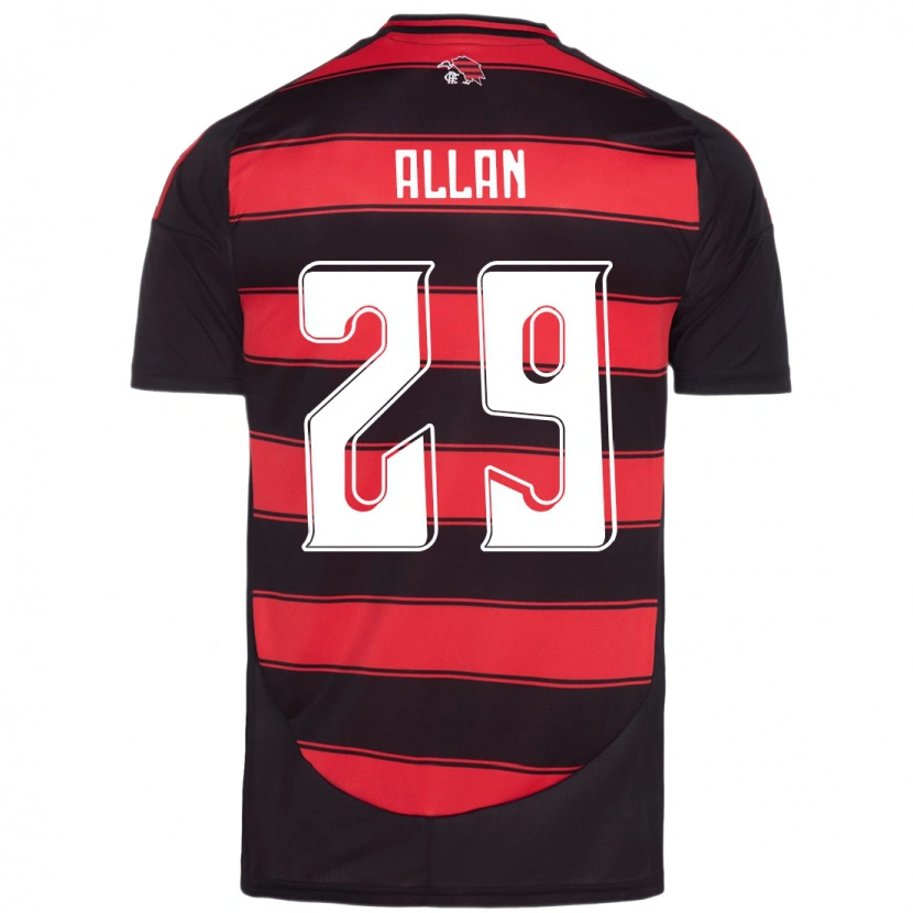 Danxen Mujer Camiseta Allan #29 Blanco Rojo 1ª Equipación 2025/26 La Camisa México