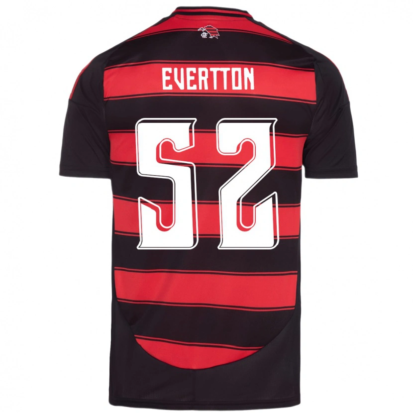 Danxen Mujer Camiseta Evertton Araújo #52 Rojo Negro 1ª Equipación 2025/26 La Camisa México