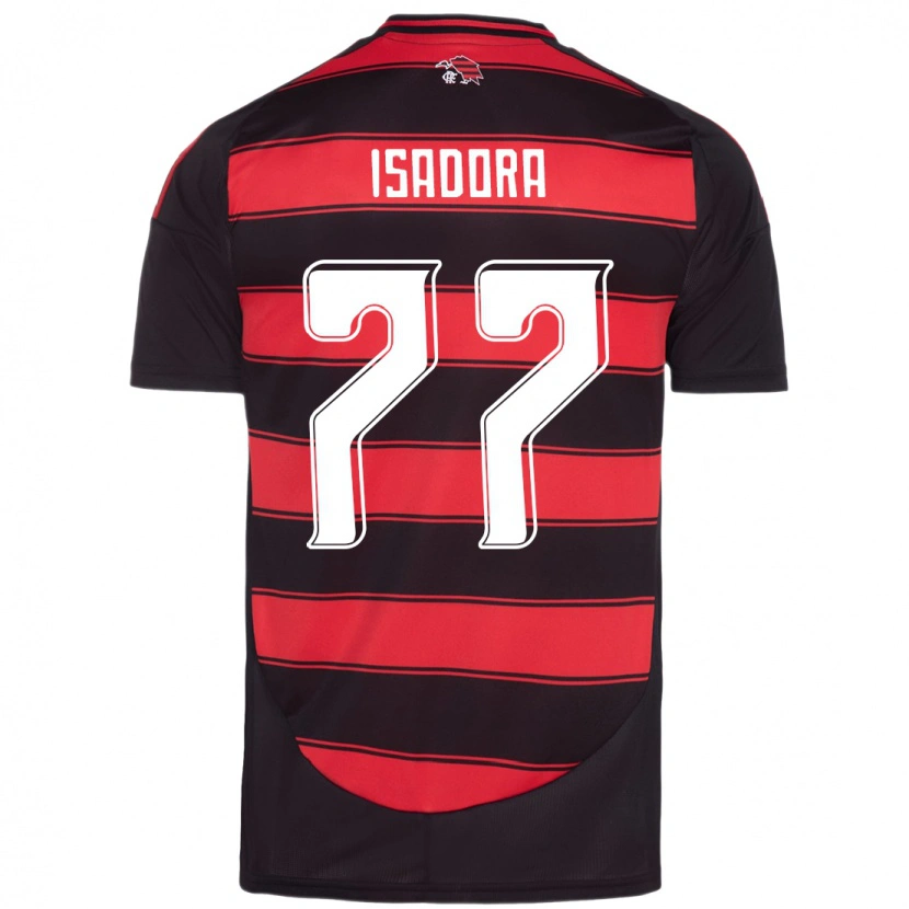 Danxen Mujer Camiseta Isadora #77 Blanco Rojo 1ª Equipación 2025/26 La Camisa México