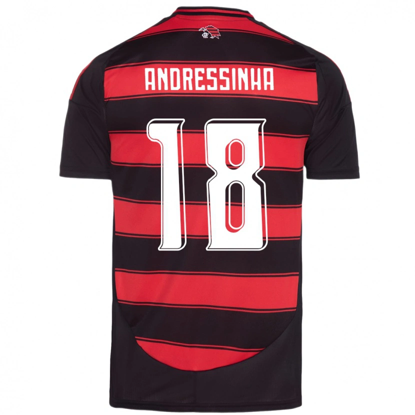 Danxen Mujer Camiseta Andressinha #18 Blanco Rojo 1ª Equipación 2025/26 La Camisa México