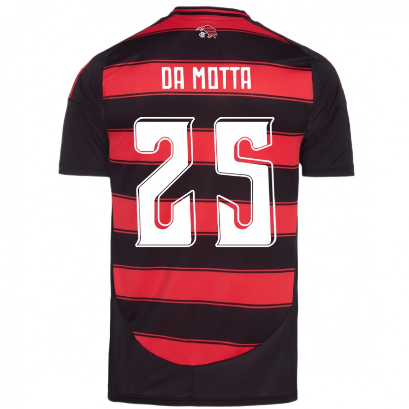 Danxen Mujer Camiseta Piris Da Motta #25 Blanco Rojo 1ª Equipación 2025/26 La Camisa México