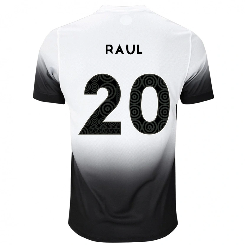 Danxen Mujer Camiseta Pedro Raul #20 Negro Blanco 1ª Equipación 2025/26 La Camisa México