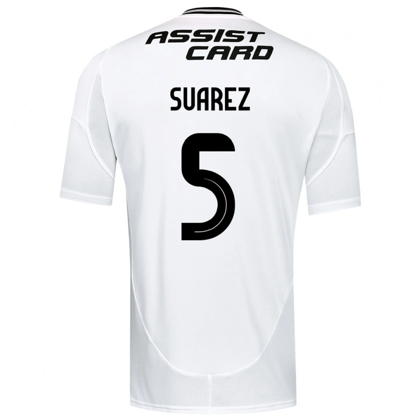 Danxen Mujer Camiseta Nicolás Suarez #5 Negro Blanco Amarillo 1ª Equipación 2025/26 La Camisa México