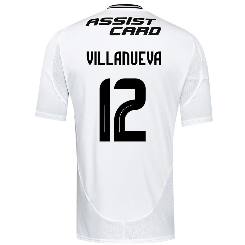 Danxen Mujer Camiseta Eduardo Villanueva #12 Negro Blanco Amarillo 1ª Equipación 2025/26 La Camisa México