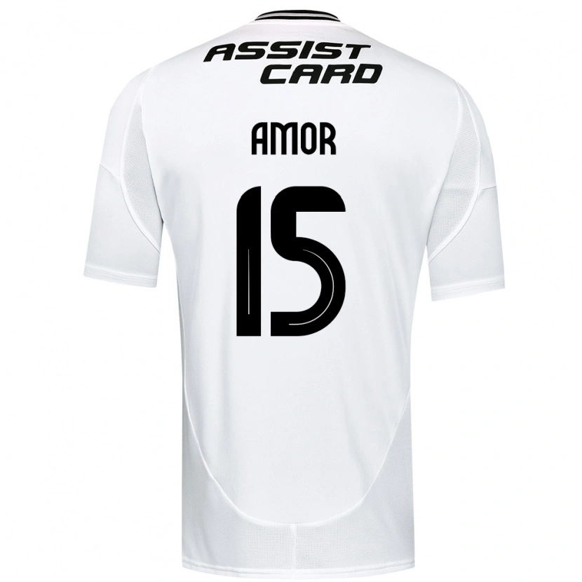 Danxen Mujer Camiseta Emiliano Amor #15 Negro Blanco Amarillo 1ª Equipación 2025/26 La Camisa México
