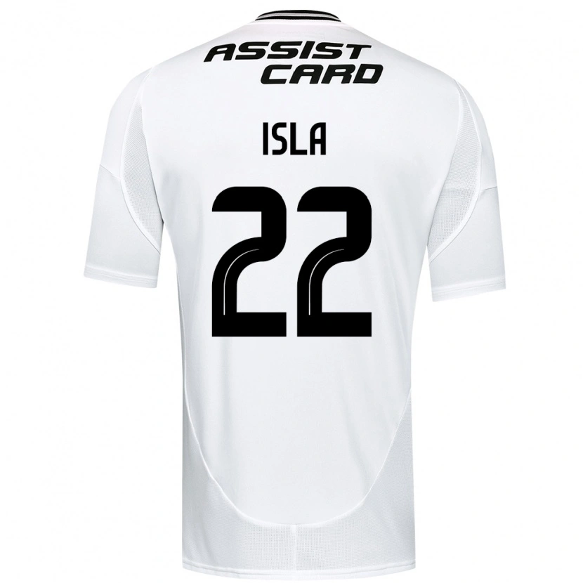 Danxen Mujer Camiseta Mauricio Isla #22 Negro Blanco Amarillo 1ª Equipación 2025/26 La Camisa México