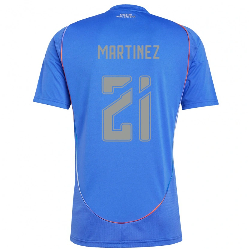 Danxen Mujer Camiseta Maria Martínez #21 Naranja Rojo 1ª Equipación 2025/26 La Camisa México