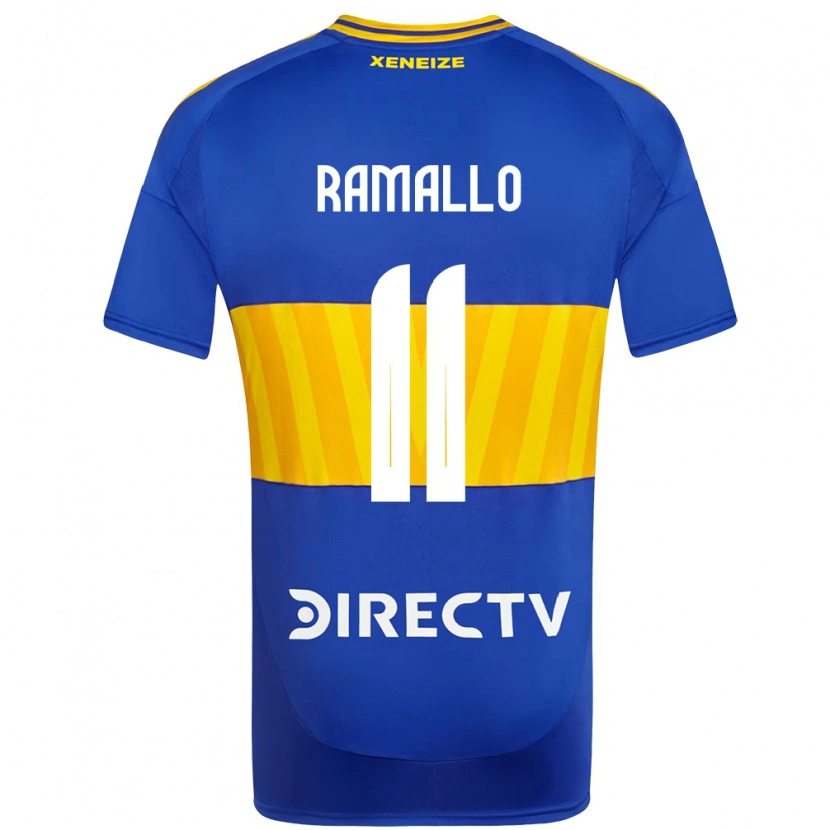 Danxen Mujer Camiseta Yael Ramallo #11 Azul Real Amarillo 1ª Equipación 2025/26 La Camisa México