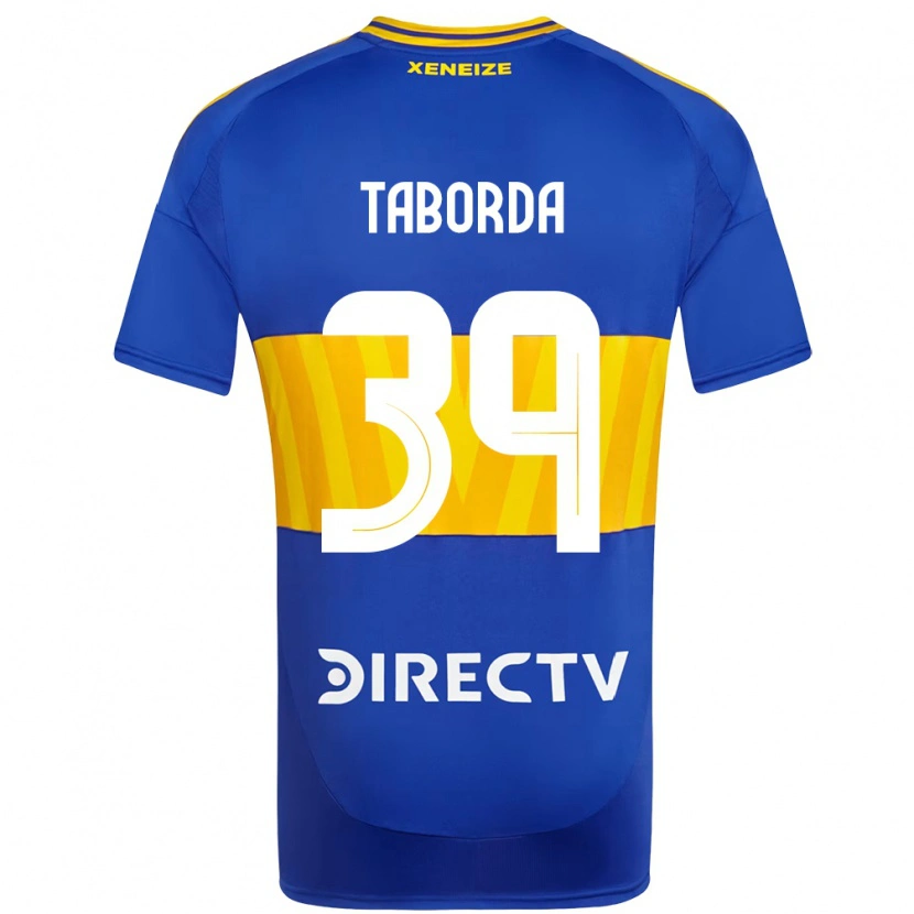 Danxen Mujer Camiseta Vicente Taborda #39 Blanco Azul 1ª Equipación 2025/26 La Camisa México