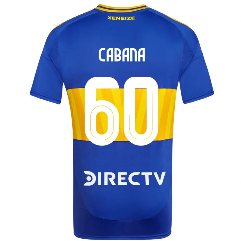 Danxen Mujer Camiseta Juan Pablo Cabana #60 Blanco Azul 1ª Equipación 2025/26 La Camisa México
