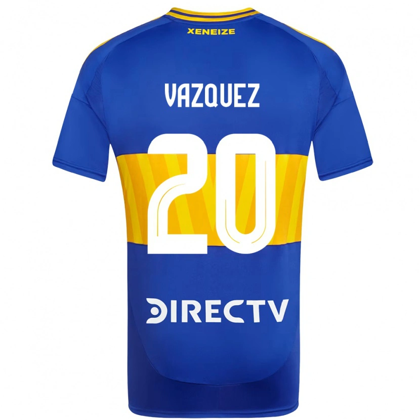 Danxen Mujer Camiseta Constanza Vazquez #20 Blanco Azul 1ª Equipación 2025/26 La Camisa México