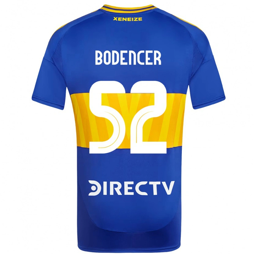 Danxen Mujer Camiseta Erik Bodencer #52 Azul Real Amarillo 1ª Equipación 2025/26 La Camisa México