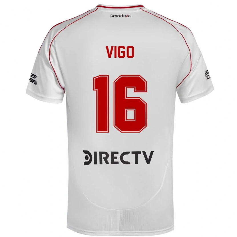 Danxen Mujer Camiseta Alex Vigo #16 Borgoña Magenta 1ª Equipación 2025/26 La Camisa México
