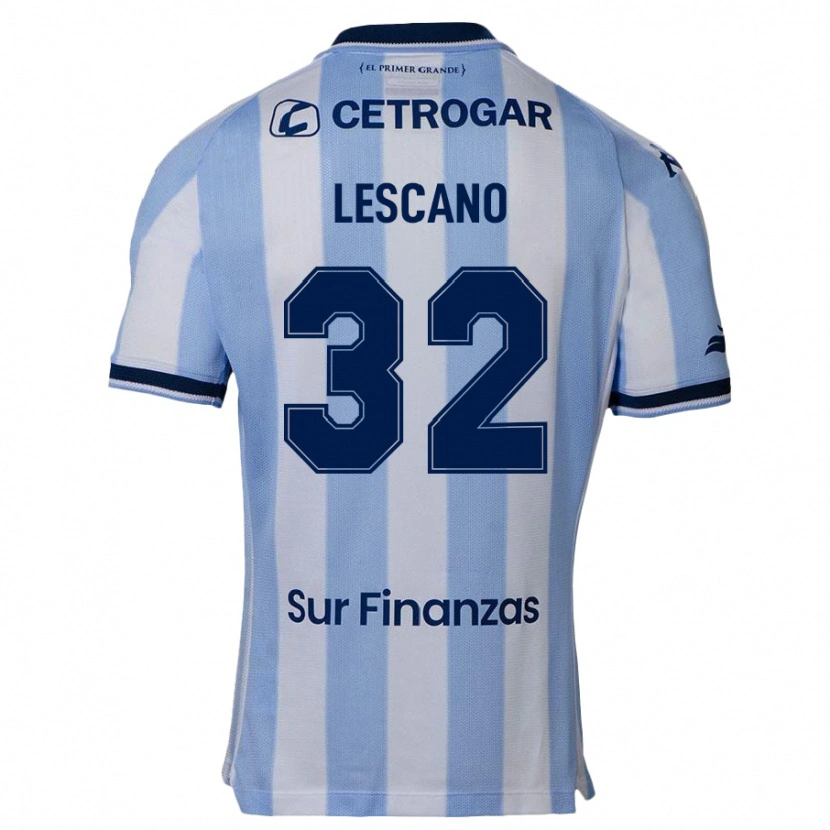 Danxen Mujer Camiseta Macarena Lescano #32 Azul Celeste 1ª Equipación 2025/26 La Camisa México