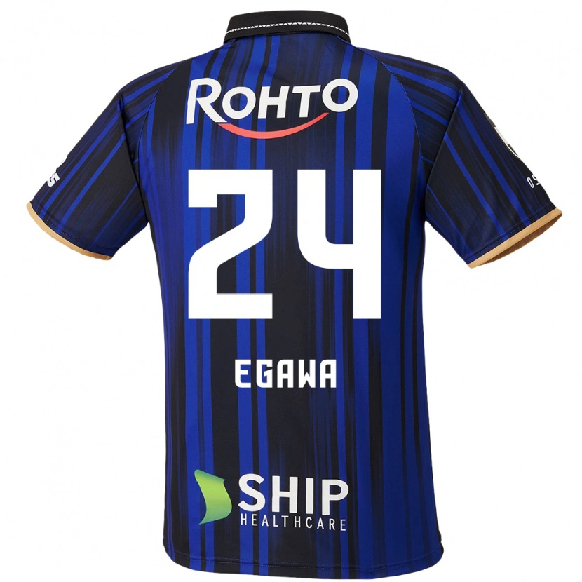Danxen Mujer Camiseta Yusei Egawa #24 Blanco Azul Negro 1ª Equipación 2025/26 La Camisa México