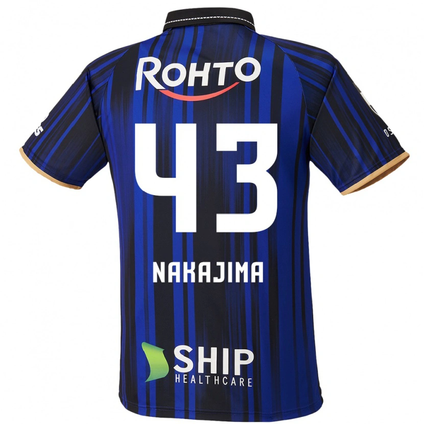 Danxen Mujer Camiseta Yugo Nakajima #43 Blanco Azul Negro 1ª Equipación 2025/26 La Camisa México