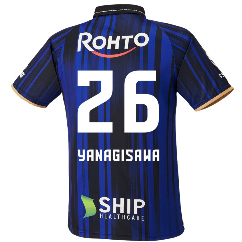 Danxen Mujer Camiseta Ko Yanagisawa #26 Blanco Azul Negro 1ª Equipación 2025/26 La Camisa México