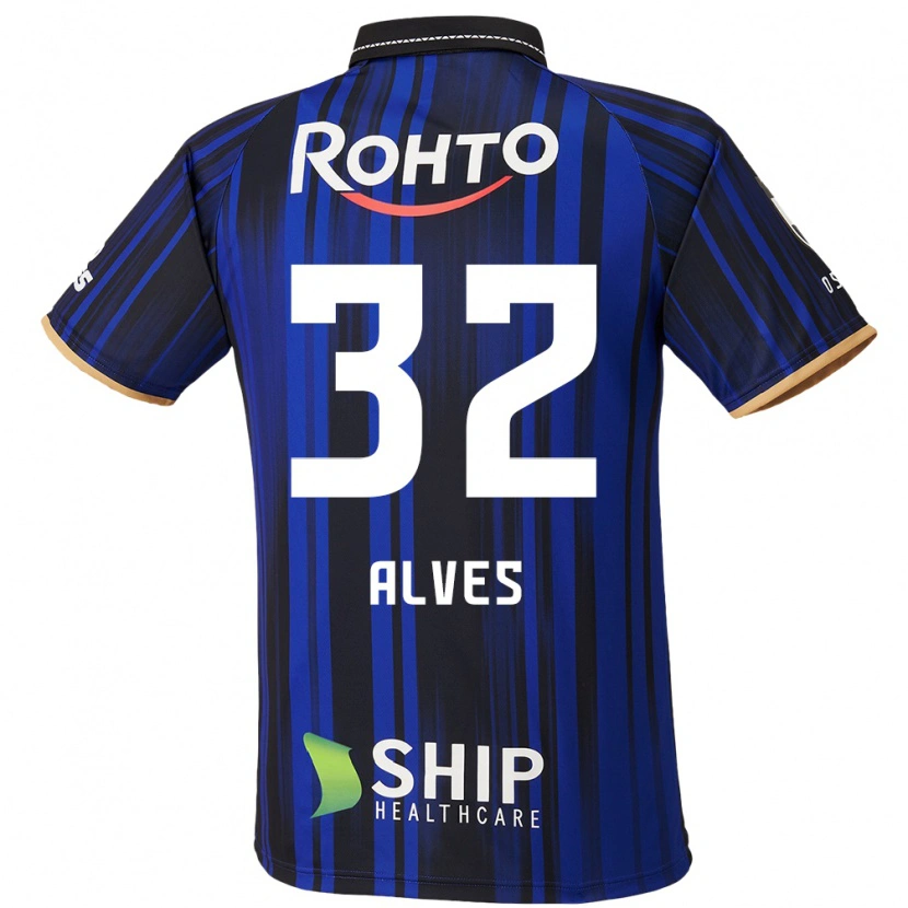 Danxen Mujer Camiseta Tiago Alves #32 Blanco Azul Negro 1ª Equipación 2025/26 La Camisa México