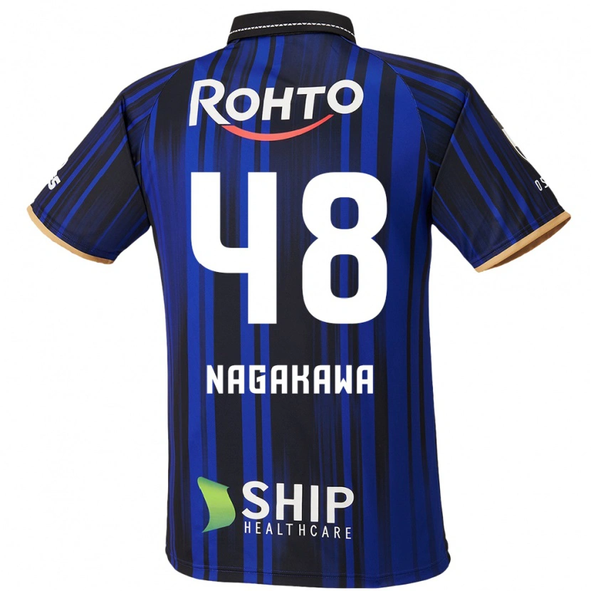 Danxen Mujer Camiseta Kanta Nagakawa #48 Blanco Azul Negro 1ª Equipación 2025/26 La Camisa México