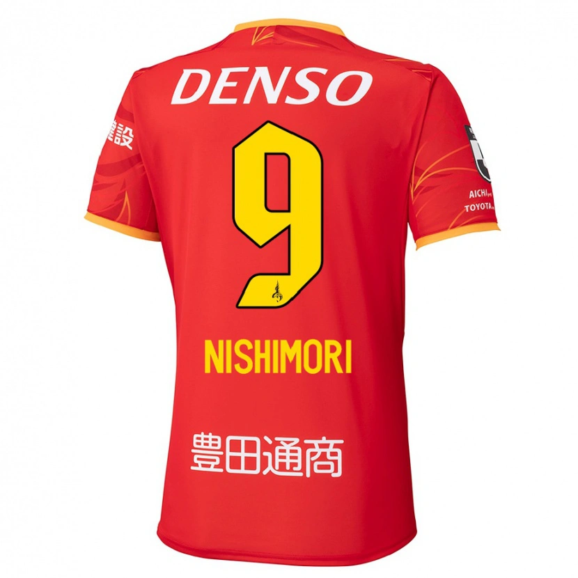 Danxen Mujer Camiseta Naoto Nishimori #9 Blanco Rojo 1ª Equipación 2025/26 La Camisa México