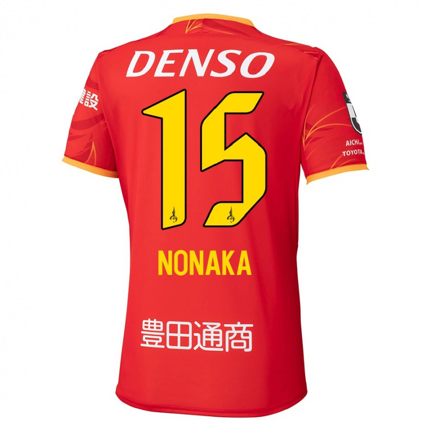 Danxen Mujer Camiseta Yugo Nonaka #15 Blanco Rojo 1ª Equipación 2025/26 La Camisa México