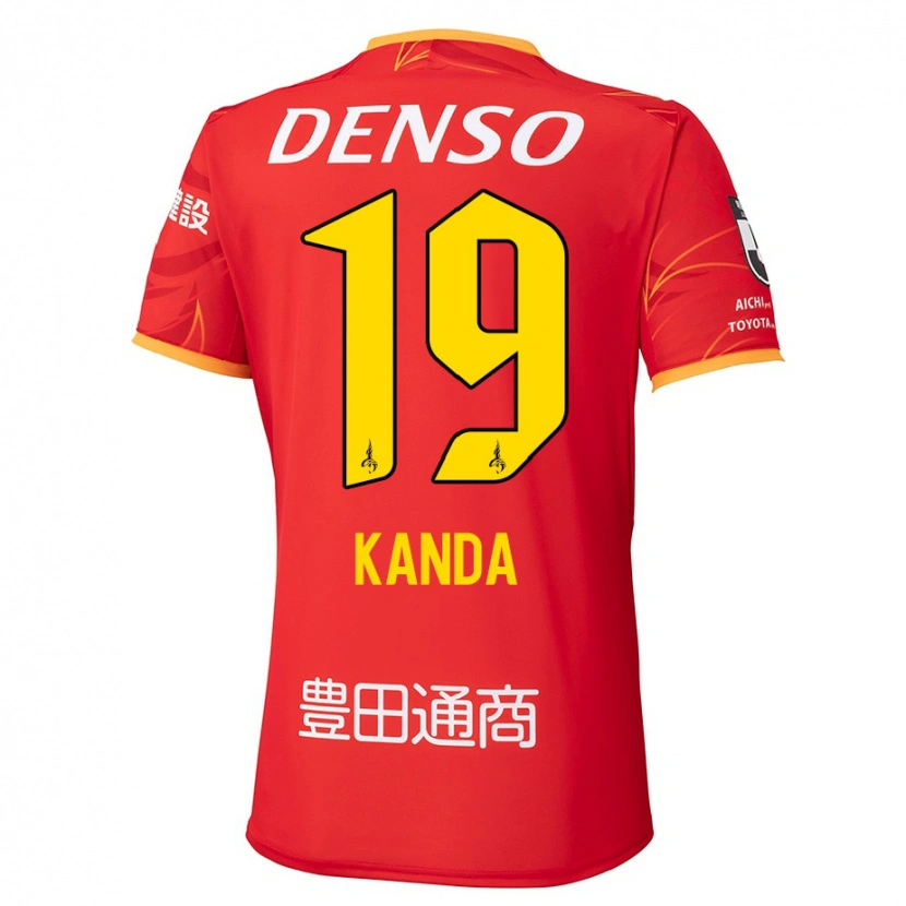 Danxen Mujer Camiseta Ryu Kanda #19 Blanco Rojo 1ª Equipación 2025/26 La Camisa México
