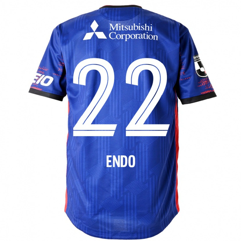 Danxen Mujer Camiseta Keita Endo #22 Azul Real Blanco 1ª Equipación 2025/26 La Camisa México